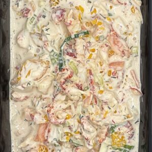 Flusskrebscocktail calvados