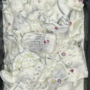 Herings Salat mit Zitronen Minze