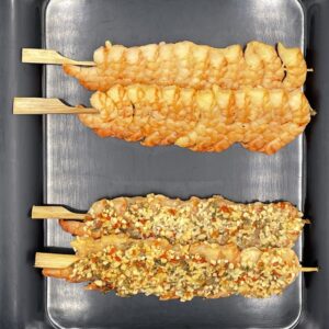 Geräucherte Garnelenspieße